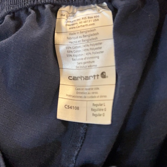 Carhartt Men's Dark Blue Cargo Pants - Picture 7 of 8